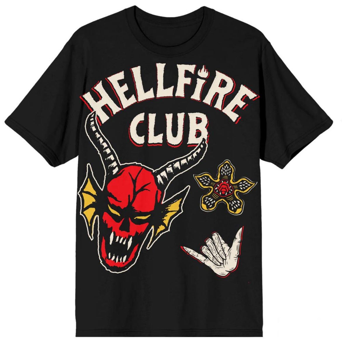 Picture of Stranger Things Hellfire Club Oversized Print Unisex Tee