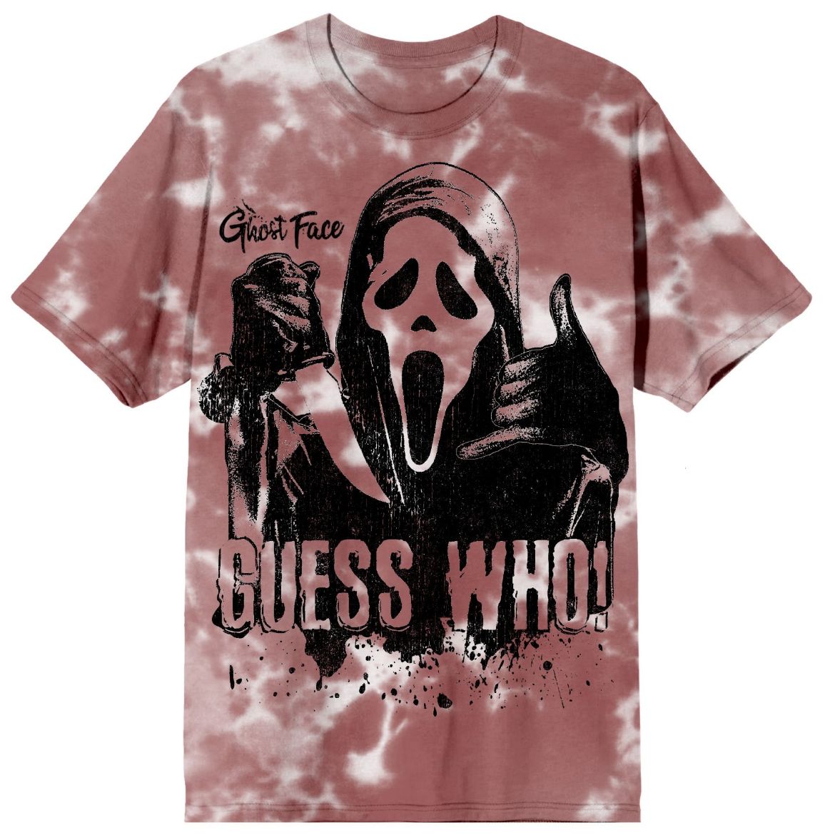 Picture of Ghost Face Cloud Washed Oversized Print Unisex Tee