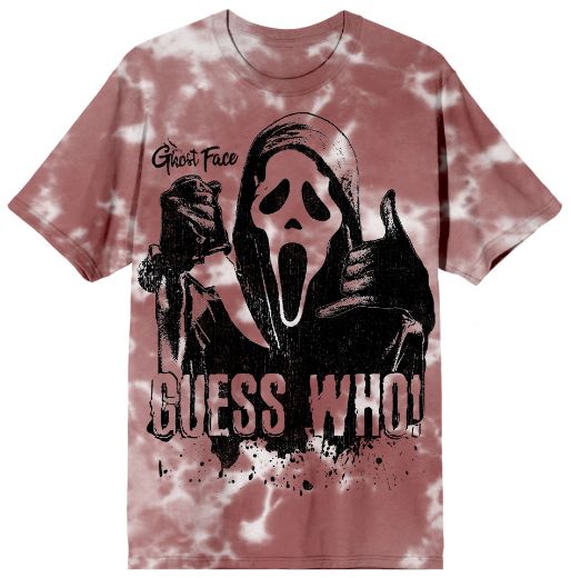 Picture of Ghost Face Cloud Washed Oversized Print Unisex Tee