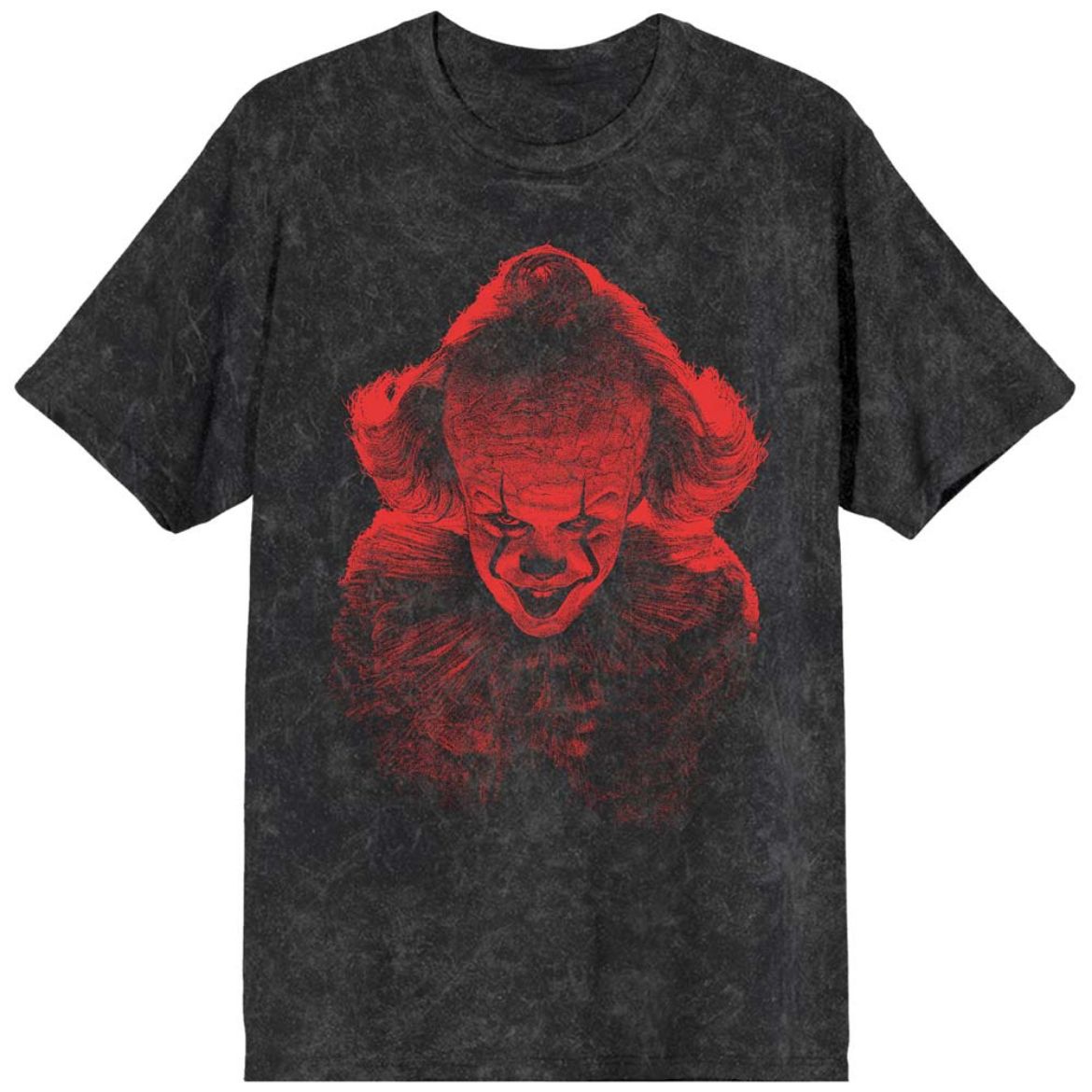 Picture of It Pennywise Face Mineral Washed junior's Tee