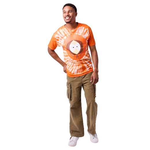 Picture of Southpark Kenny Big Face Spiral Tie Dye Unisex Tee