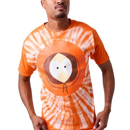Picture of Southpark Kenny Big Face Spiral Tie Dye Unisex Tee