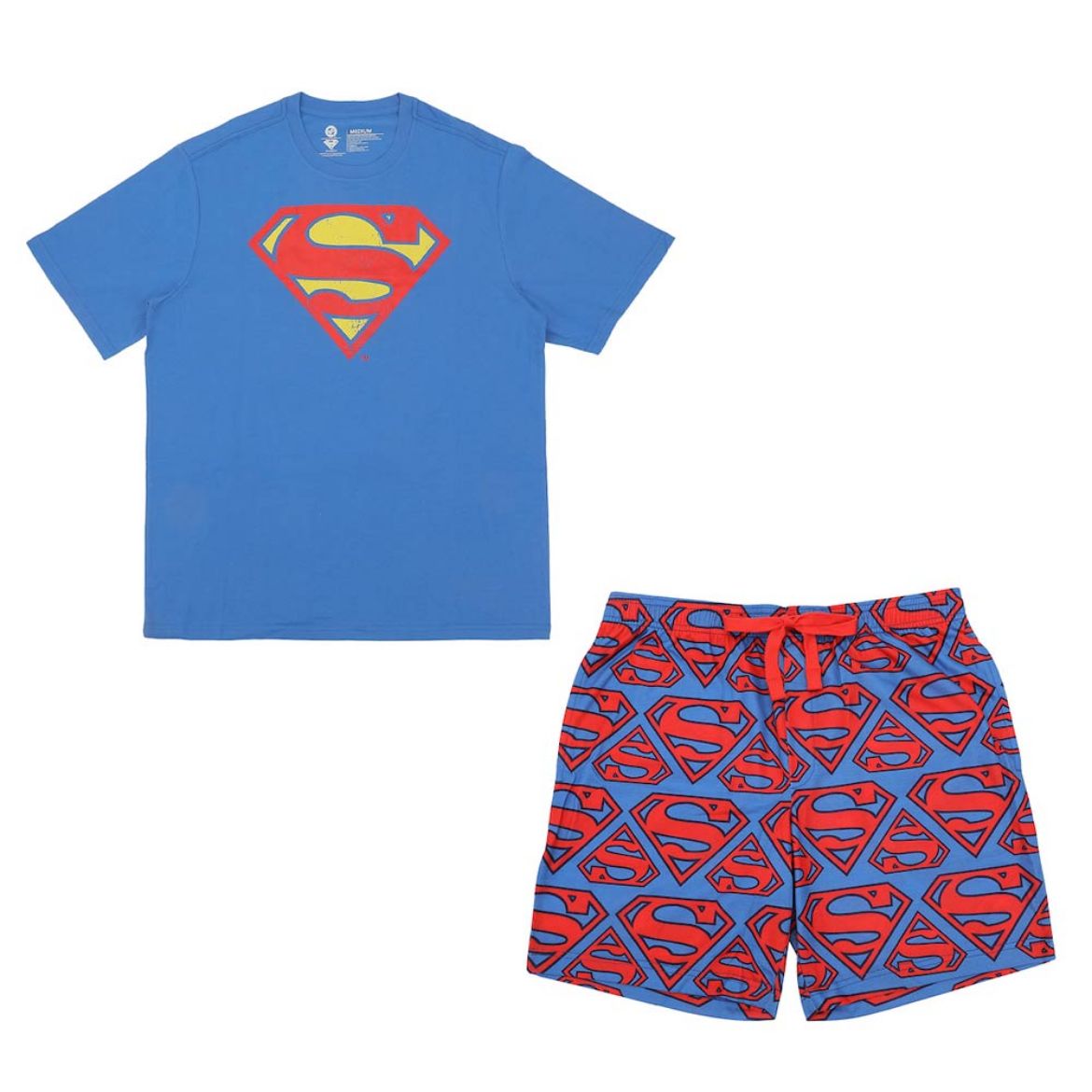 Picture of DC Comics Superman Tee & AOP Short Unisex Lounge Set