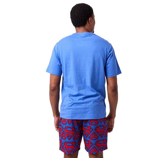 Picture of DC Comics Superman Tee & AOP Short Unisex Lounge Set