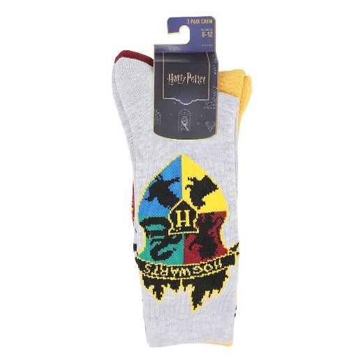 Picture of Harry Potter 3 Pair Crew Socks