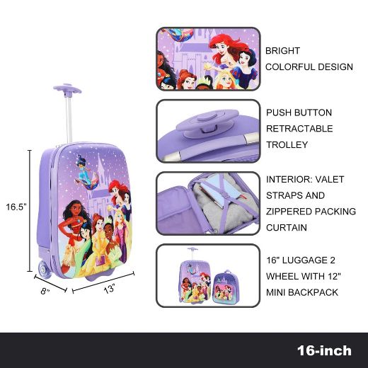 Picture of Disney Princess 2 pc. Youth Travel Set